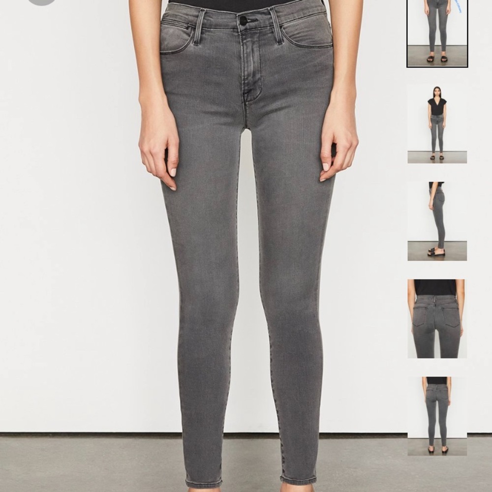 FRAME denim Le High Skinny Jean - faded grey